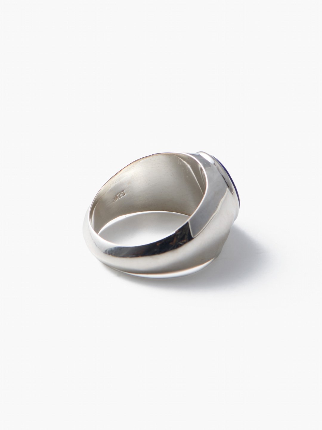 Lapis Small Crete Ring - Silver