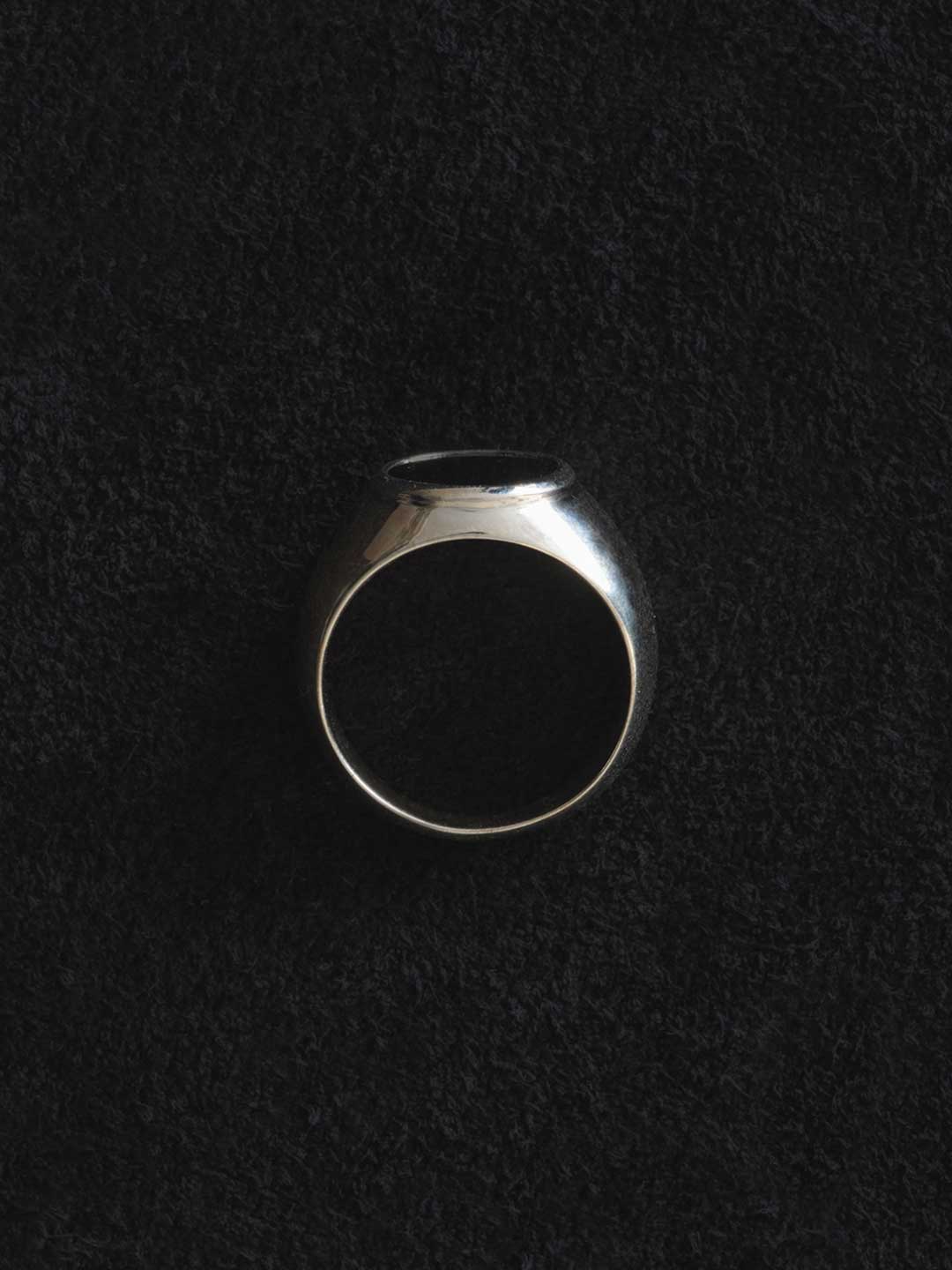 Lapis Small Crete Ring - Silver