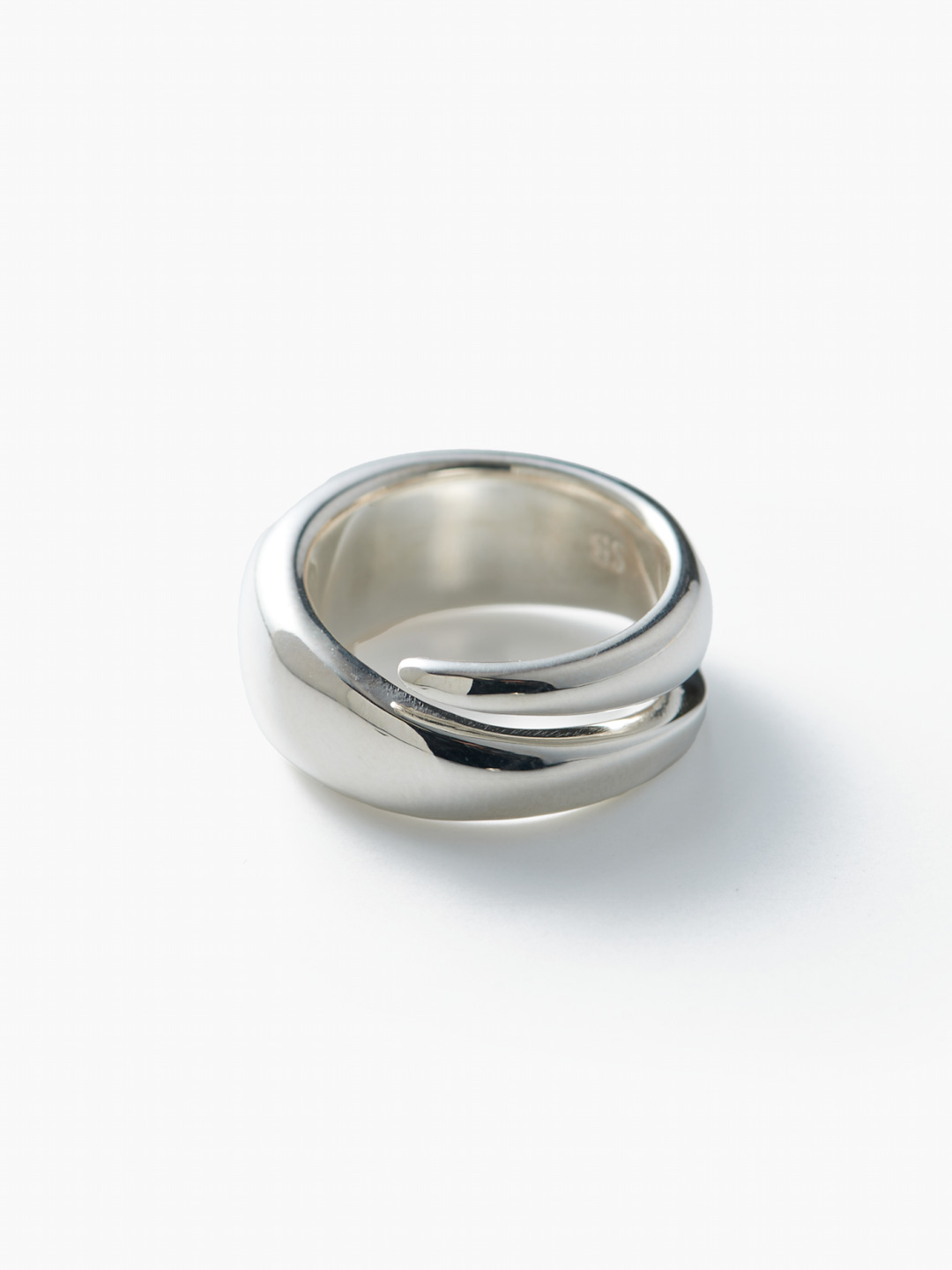 Large Winding Ring - Silver