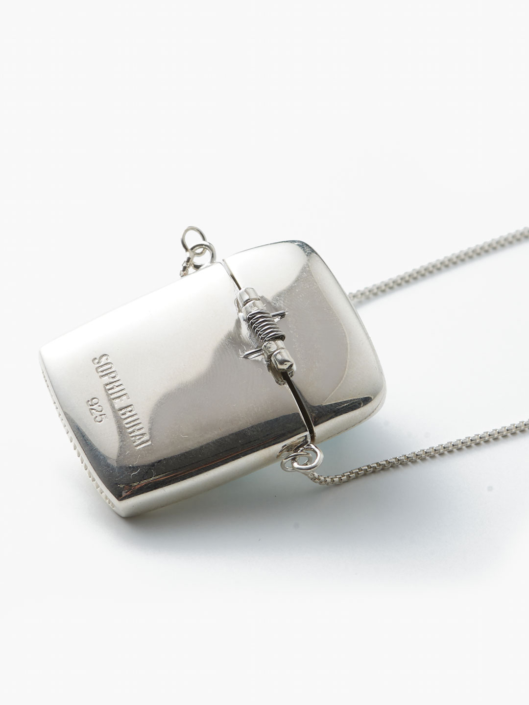 Matchbank Pendant - Silver