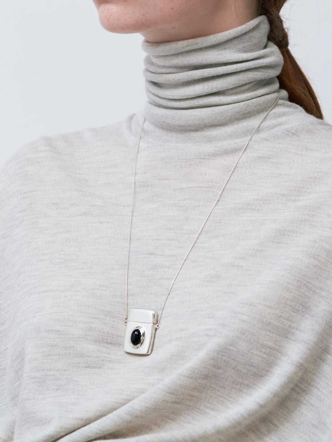 Matchbank Pendant - Silver