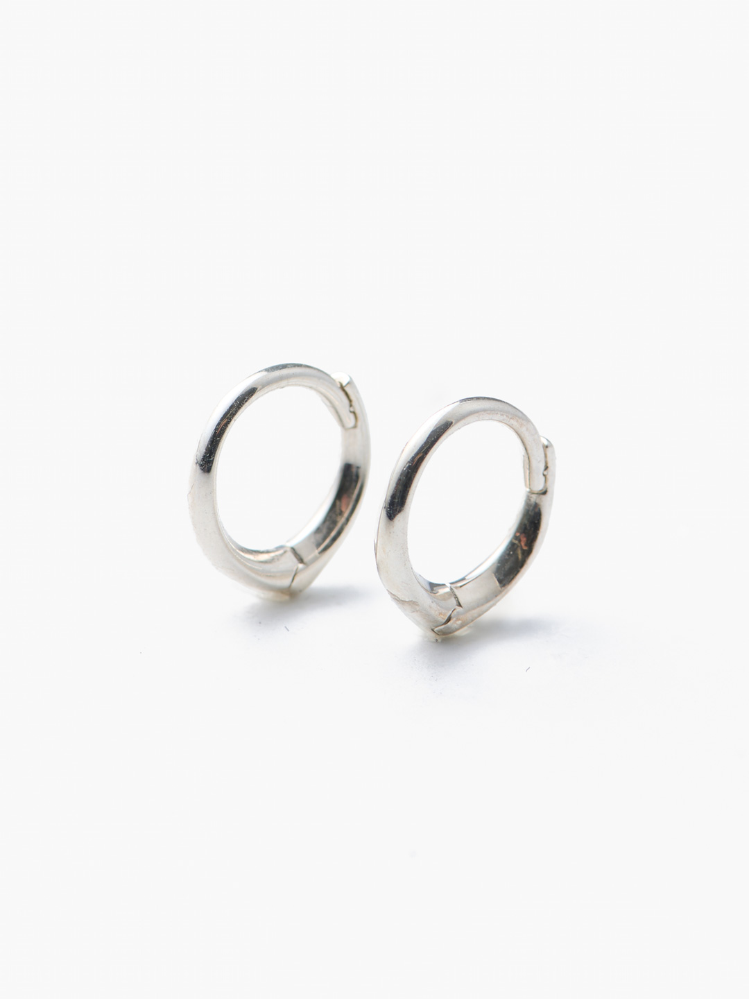 Small Hellenic Hoops - Silver
