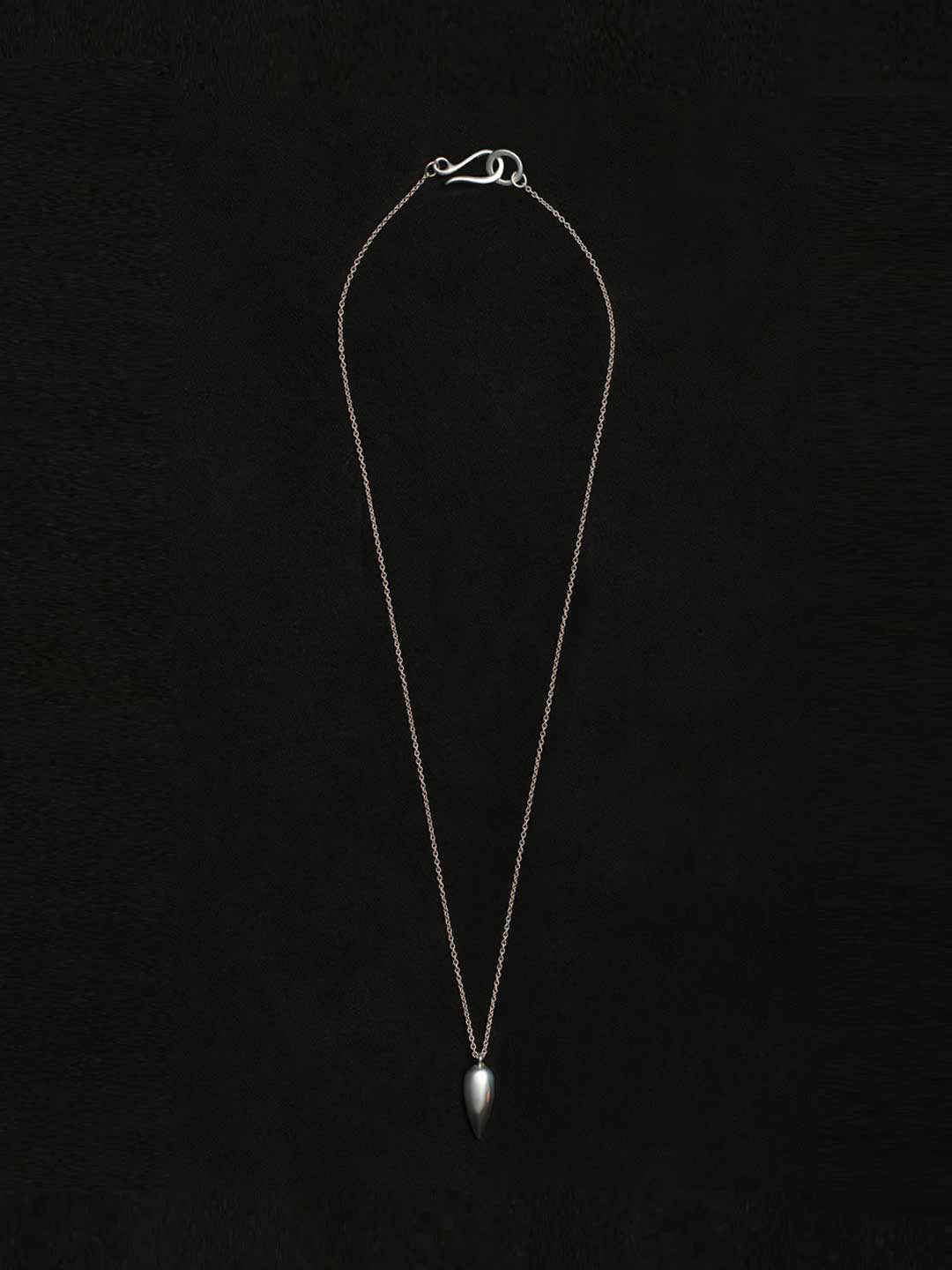 Tiny Spear Pendant 40cm- Silver