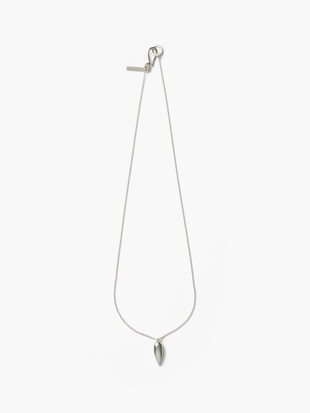 Tiny Spear Pendant 40cm- Silver