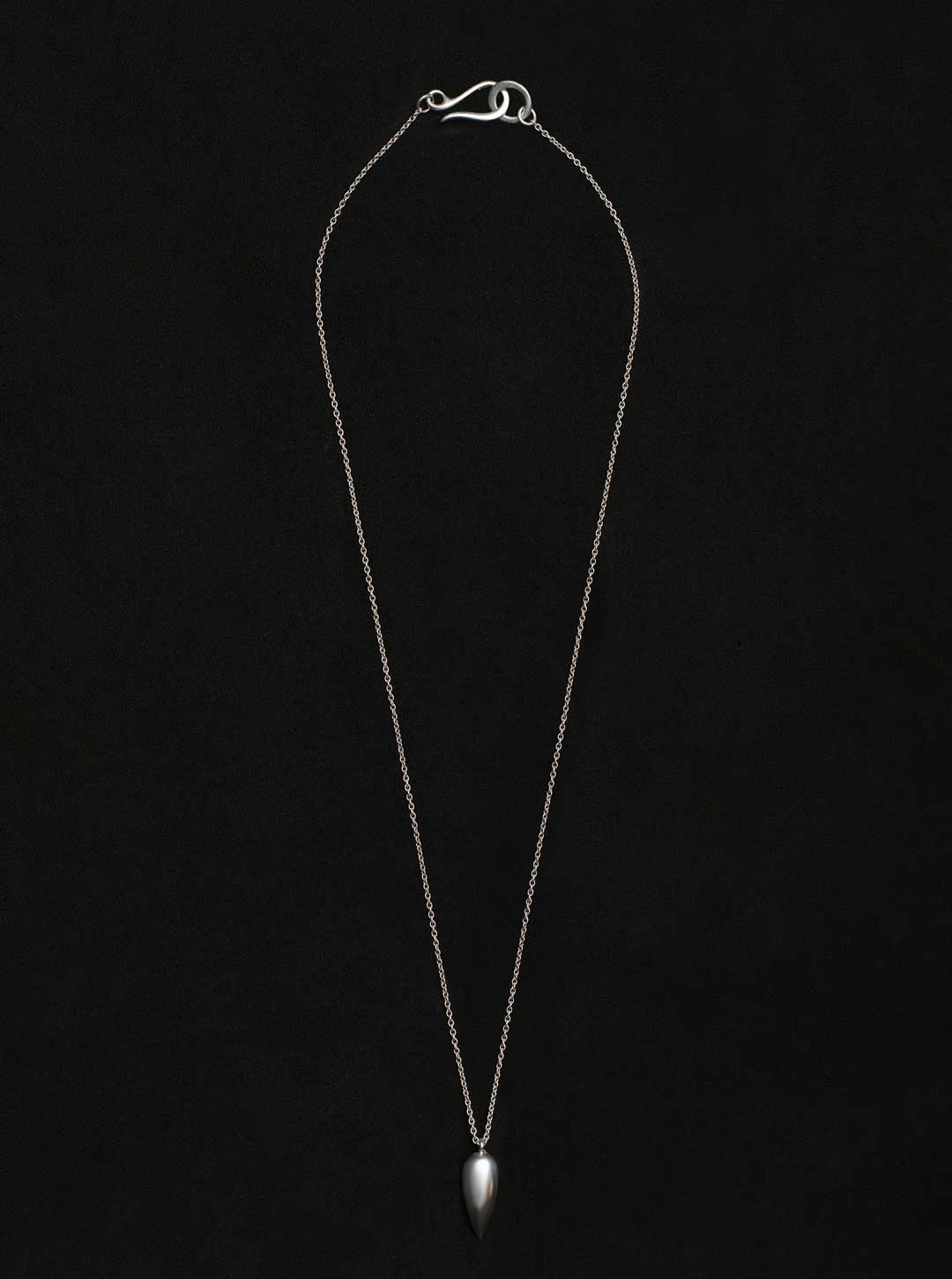 Tiny Spear Pendant 48cm- Silver