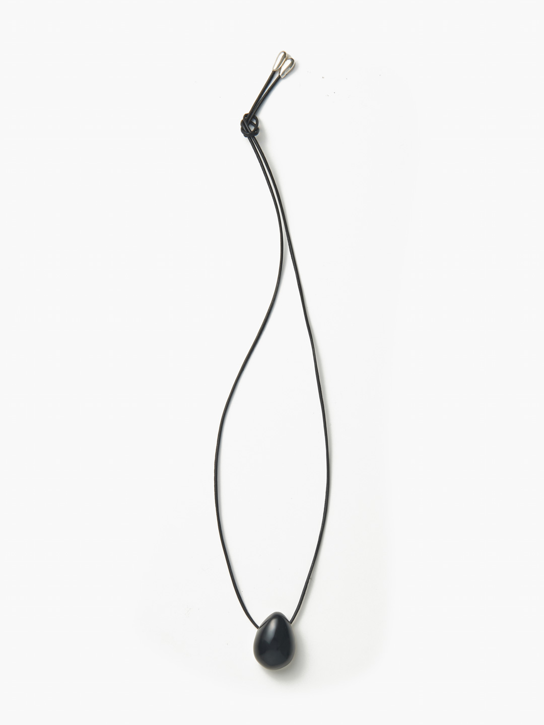 Everyday Egg Choker, Onyx - Silver