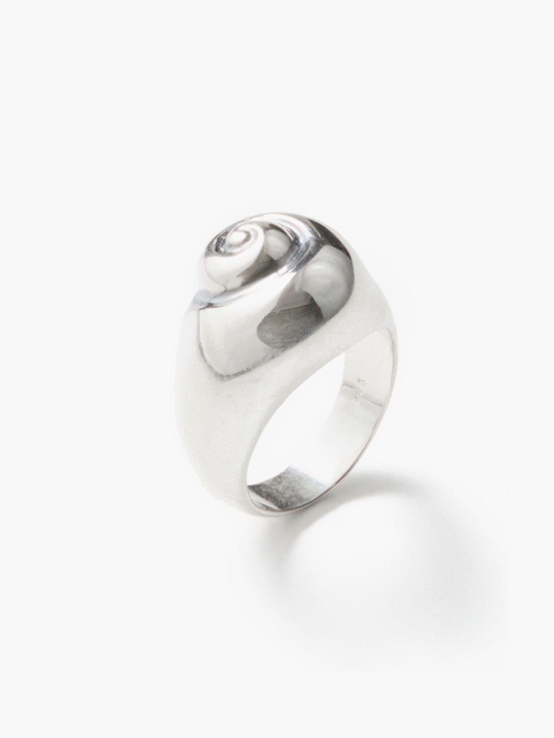 Small Nautilus Ring - Silver
