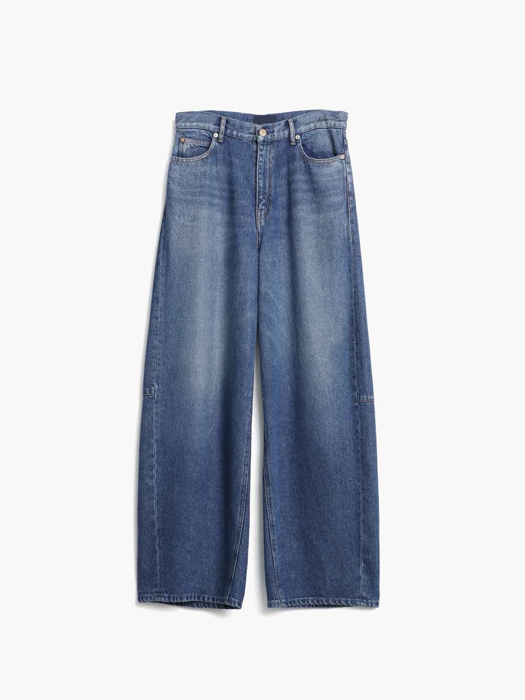 MARTIN Soft Viscose Denim Pants / Vintage Blue - Indigo