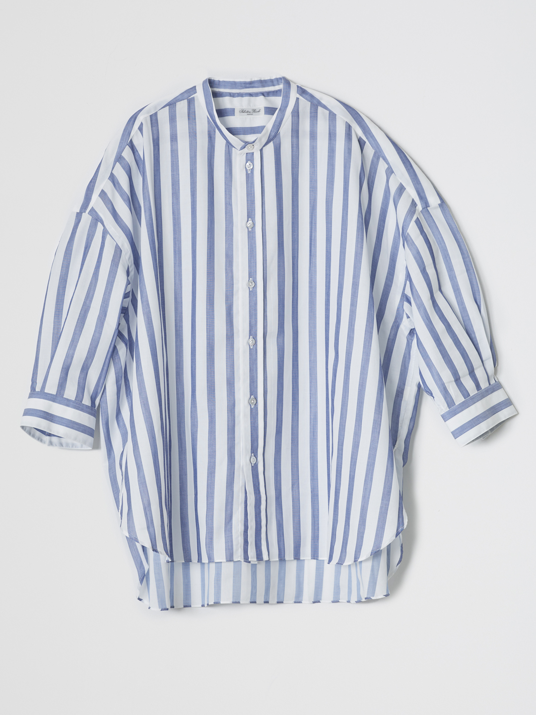 MONICA Stripe Shirt - Blue