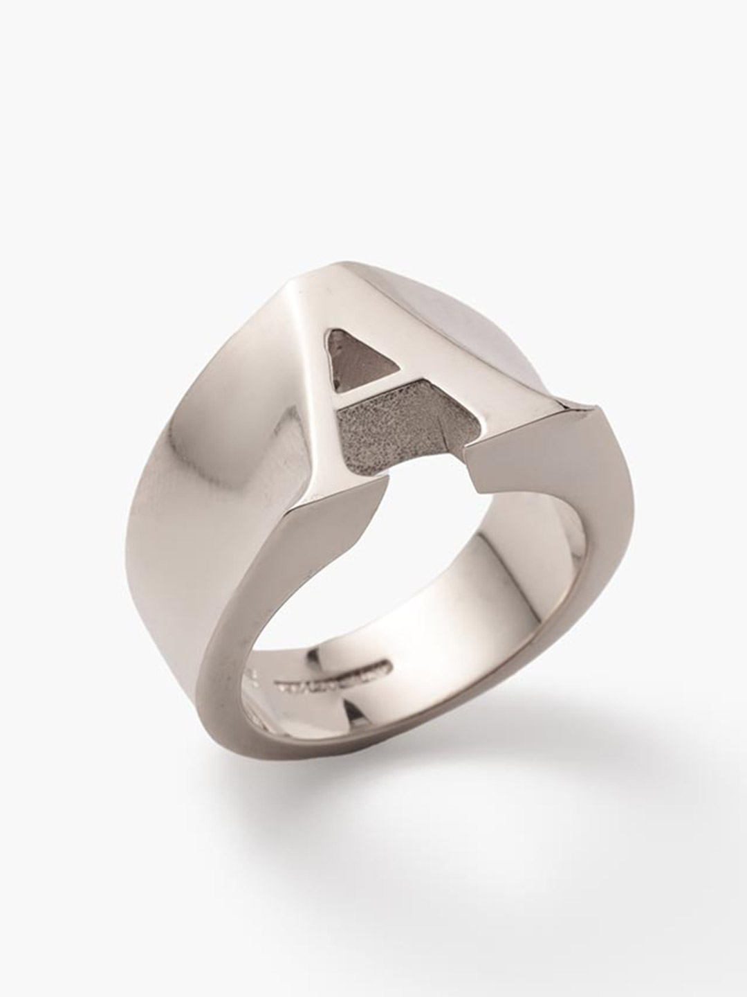 Alphabet Ring A - Silver