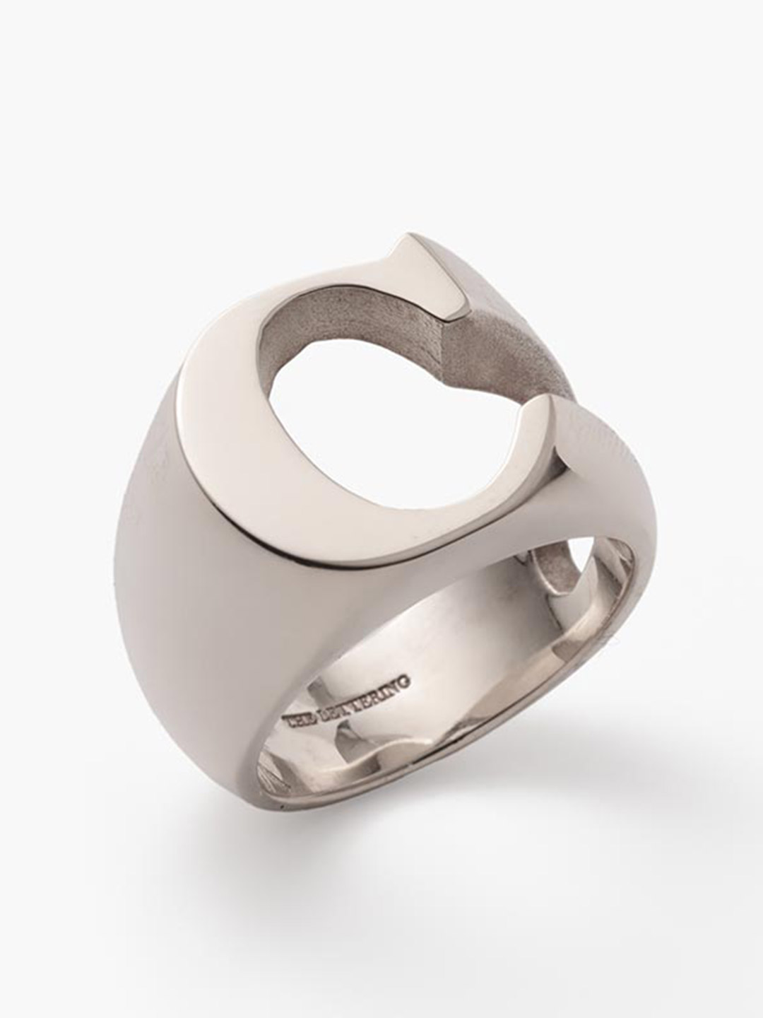 Alphabet Ring C - Silver