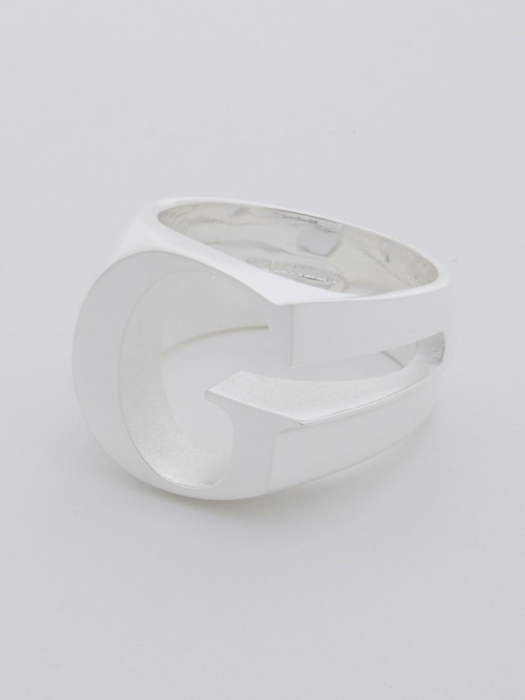 Alphabet Ring G - Silver