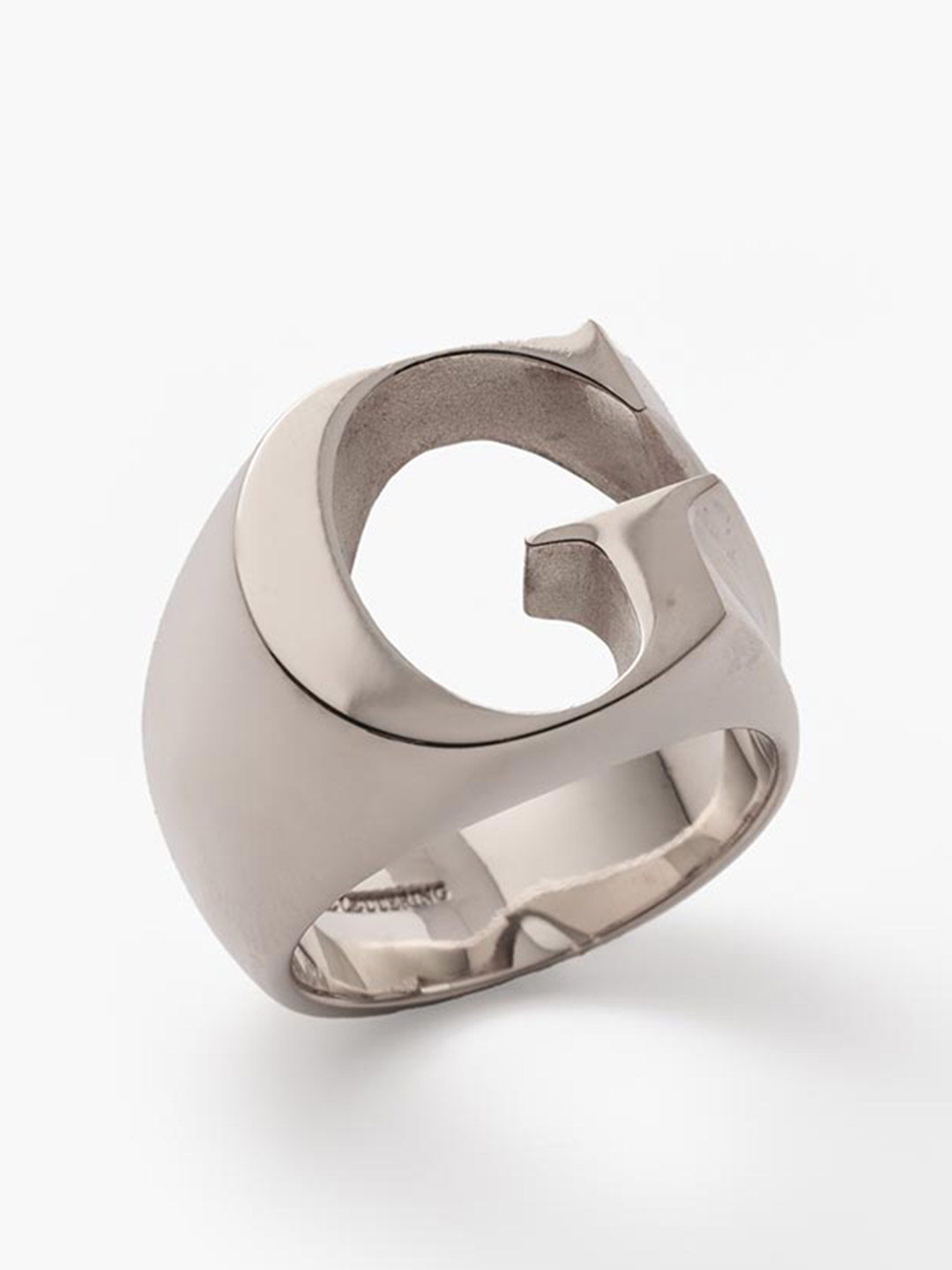 Alphabet Ring G - Silver