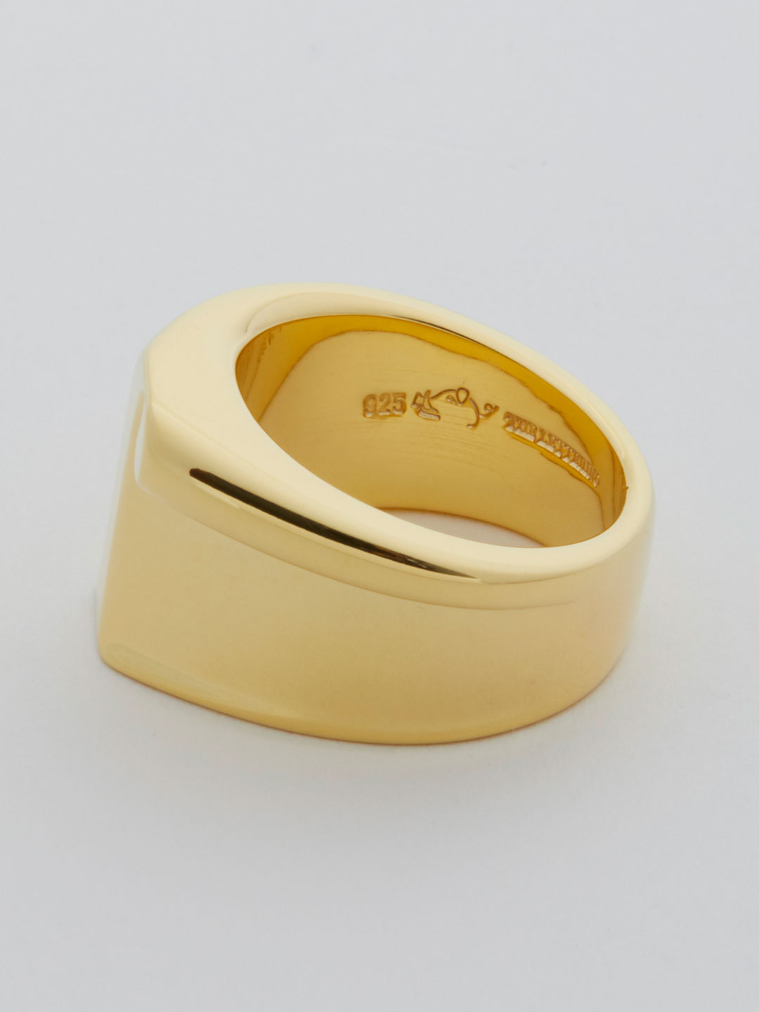 Alphabet Ring J - Gold