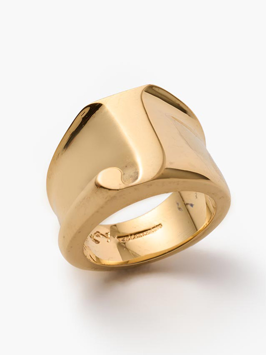 Alphabet Ring J - Gold