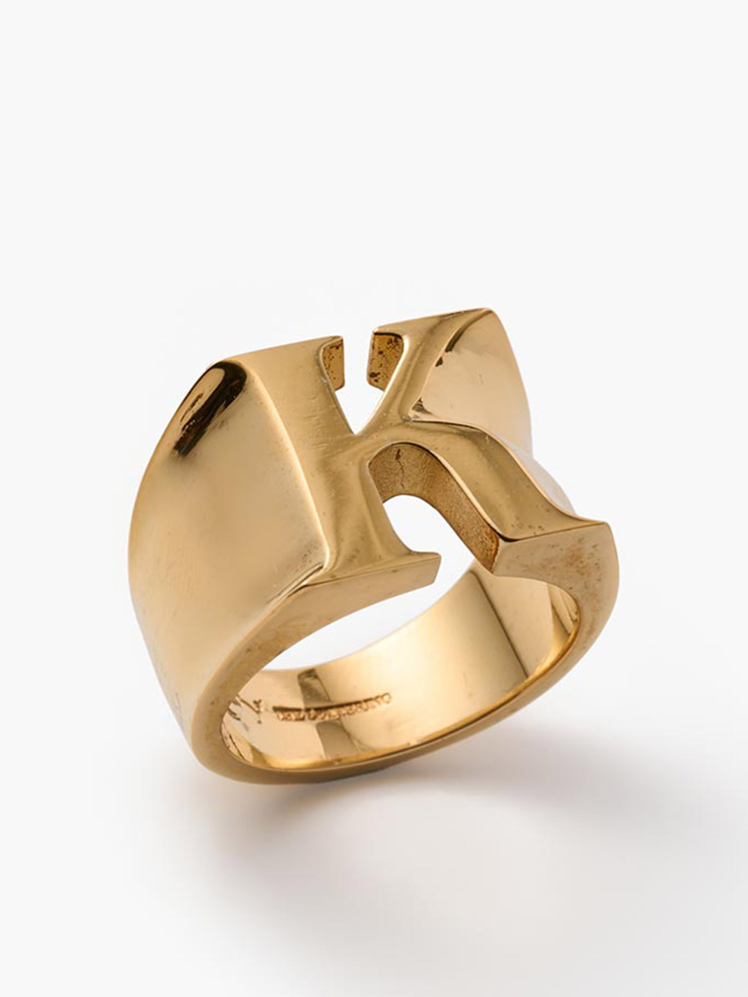 Alphabet Ring K - Gold