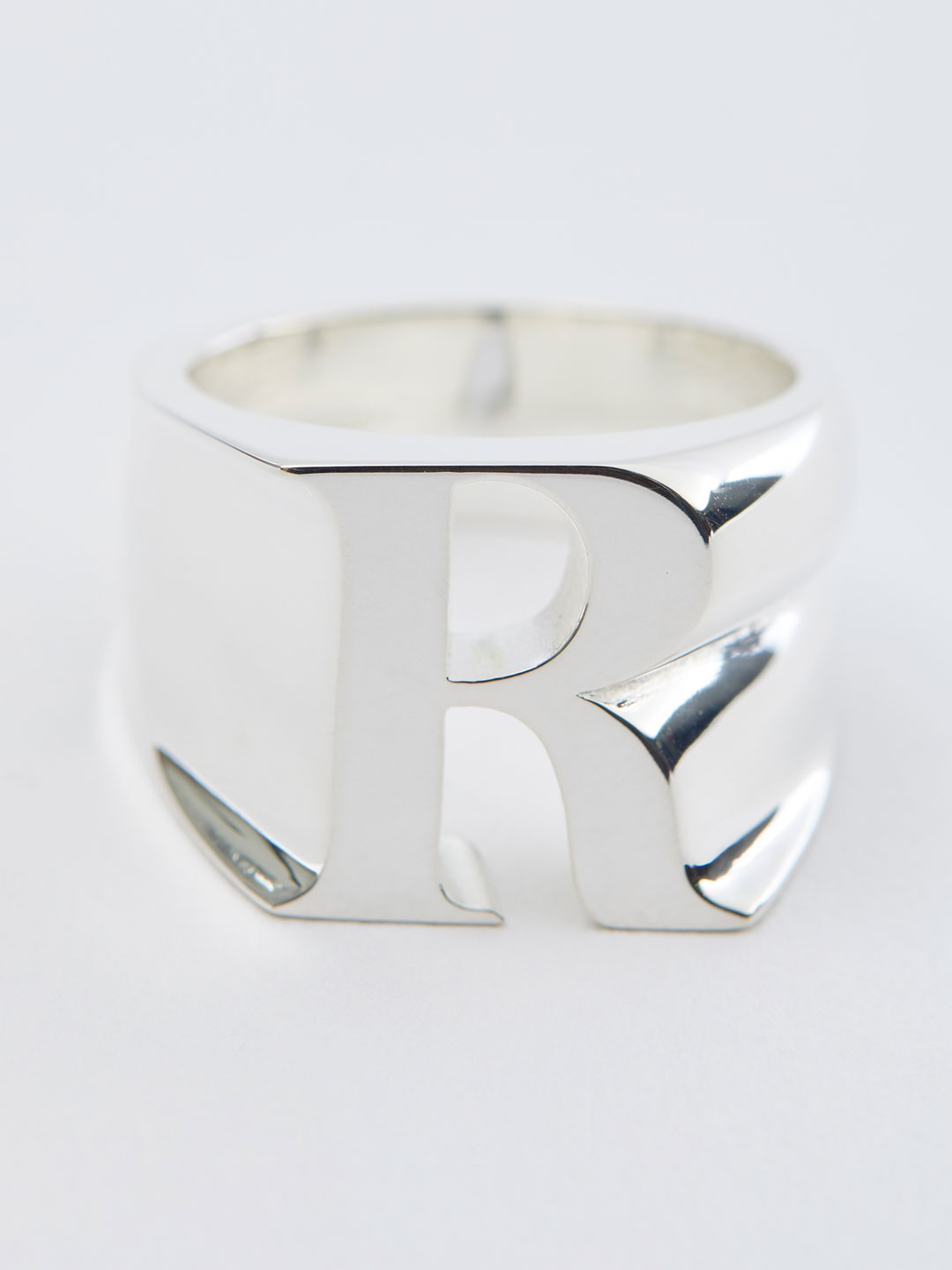 R Lettering Silver THE LETTERING | アルファベット リング R - シルバー | ESCAPERS ONLINE(エスケーパーズ オンライン)公式 ...