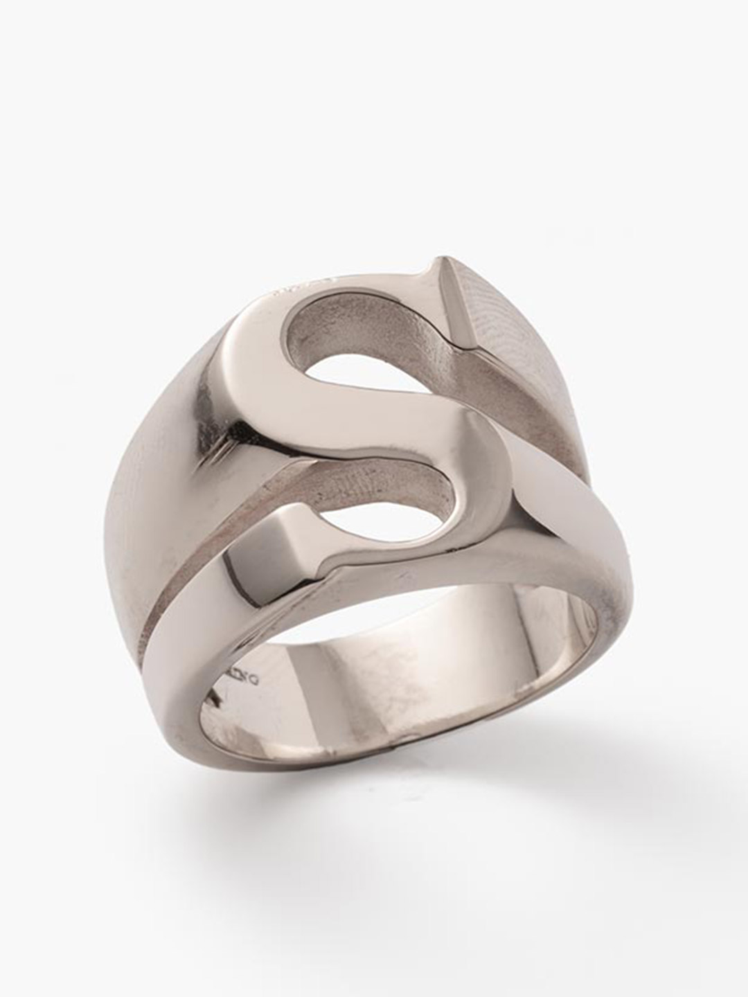 Alphabet Ring S - Silver