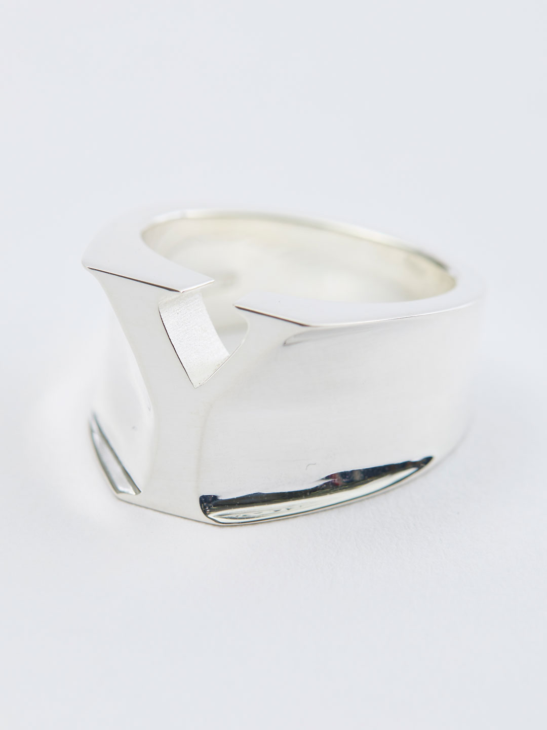 Alphabet Ring Y - Silver