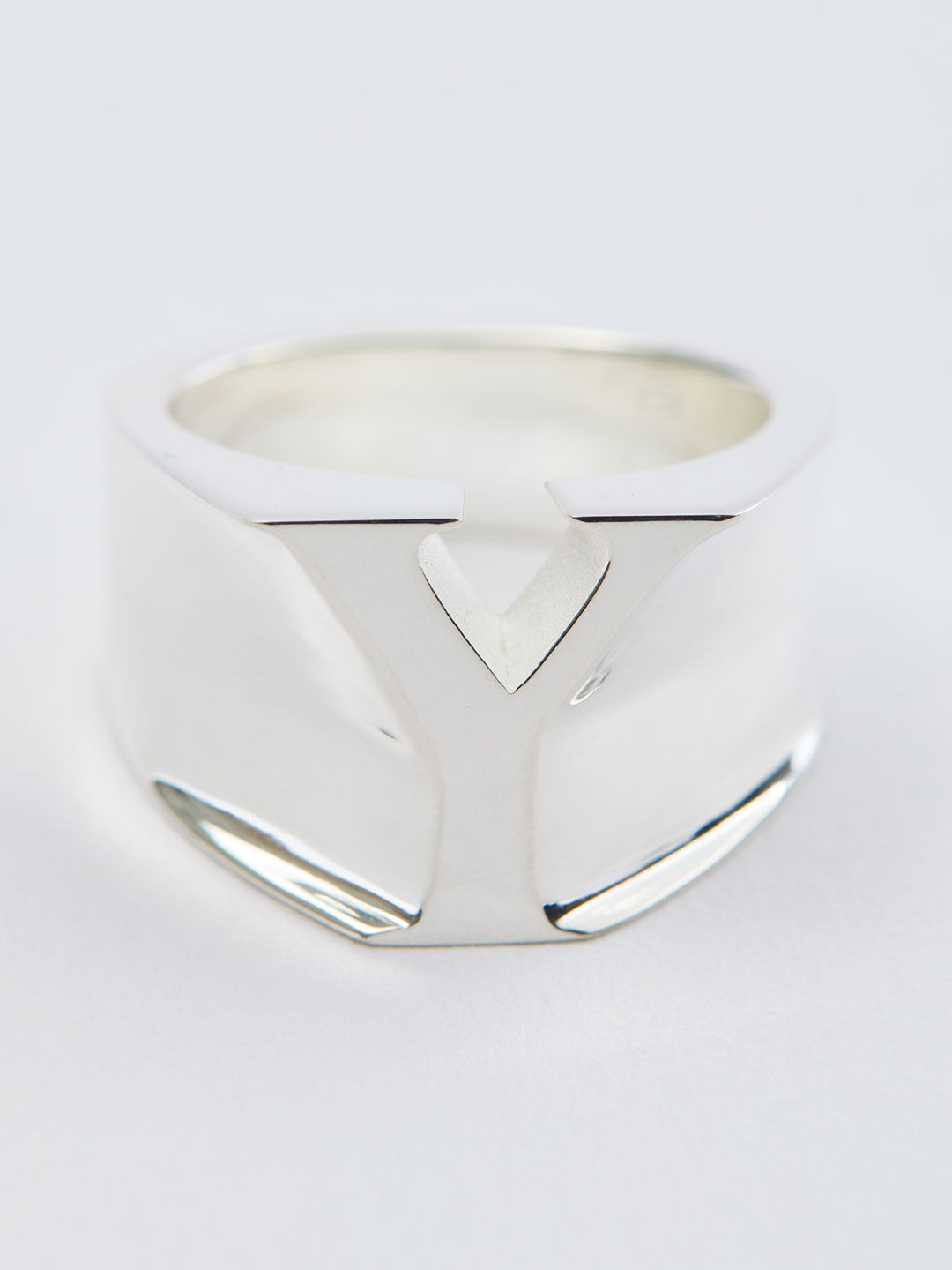 Alphabet Ring Y - Silver