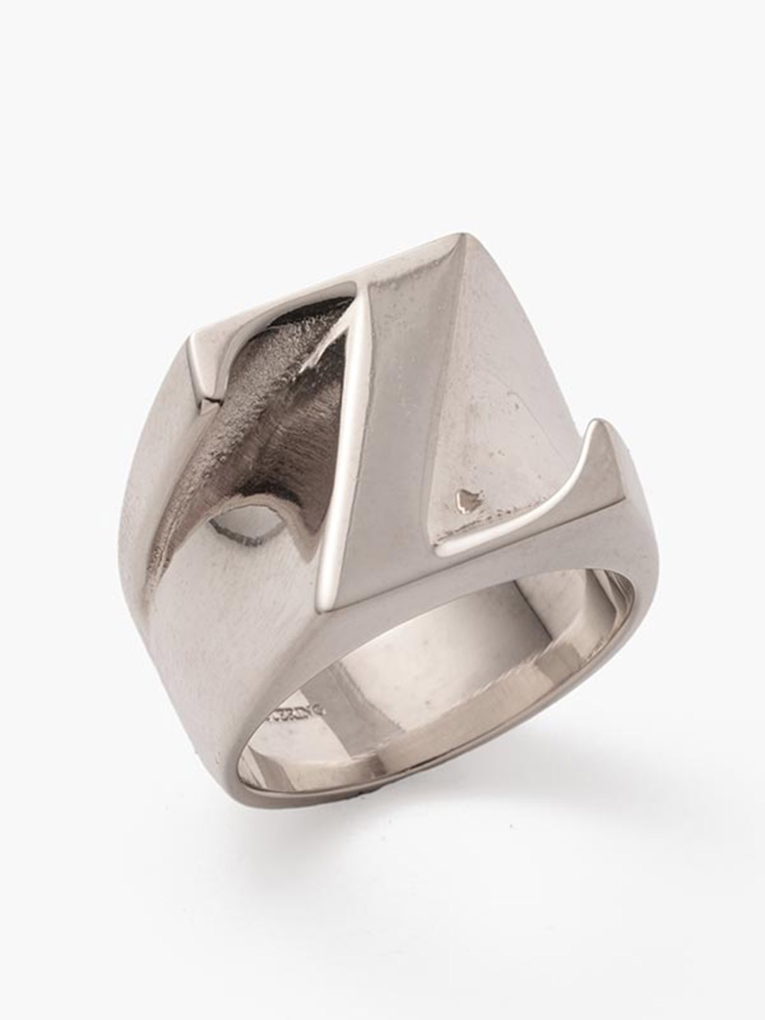 Alphabet Ring Z - Silver