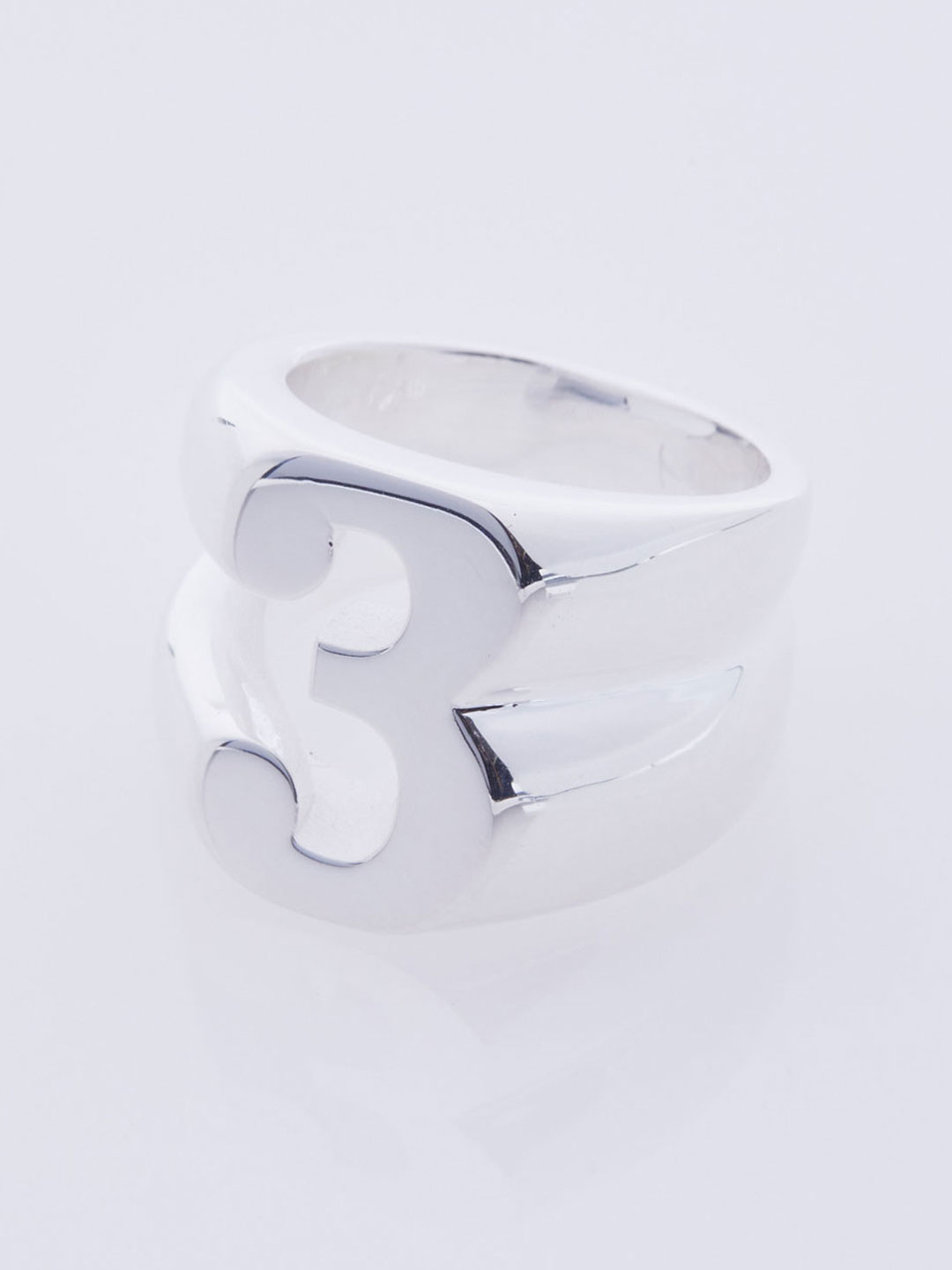 Number Three Ring - Silver