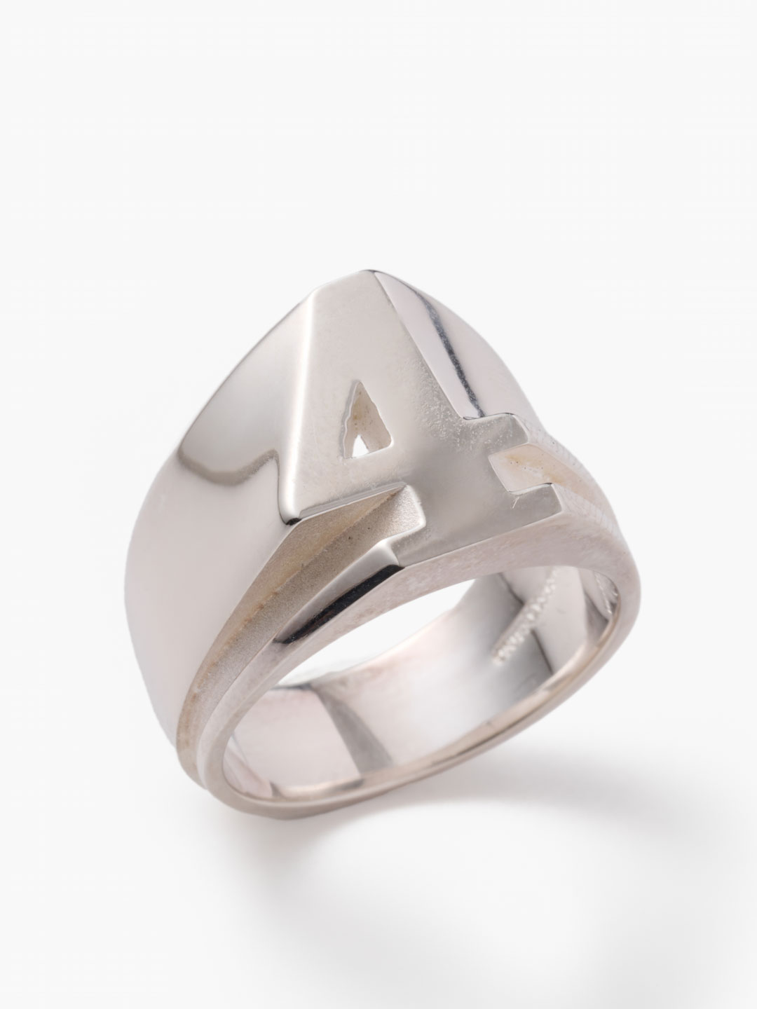 Number Four Ring - Silver