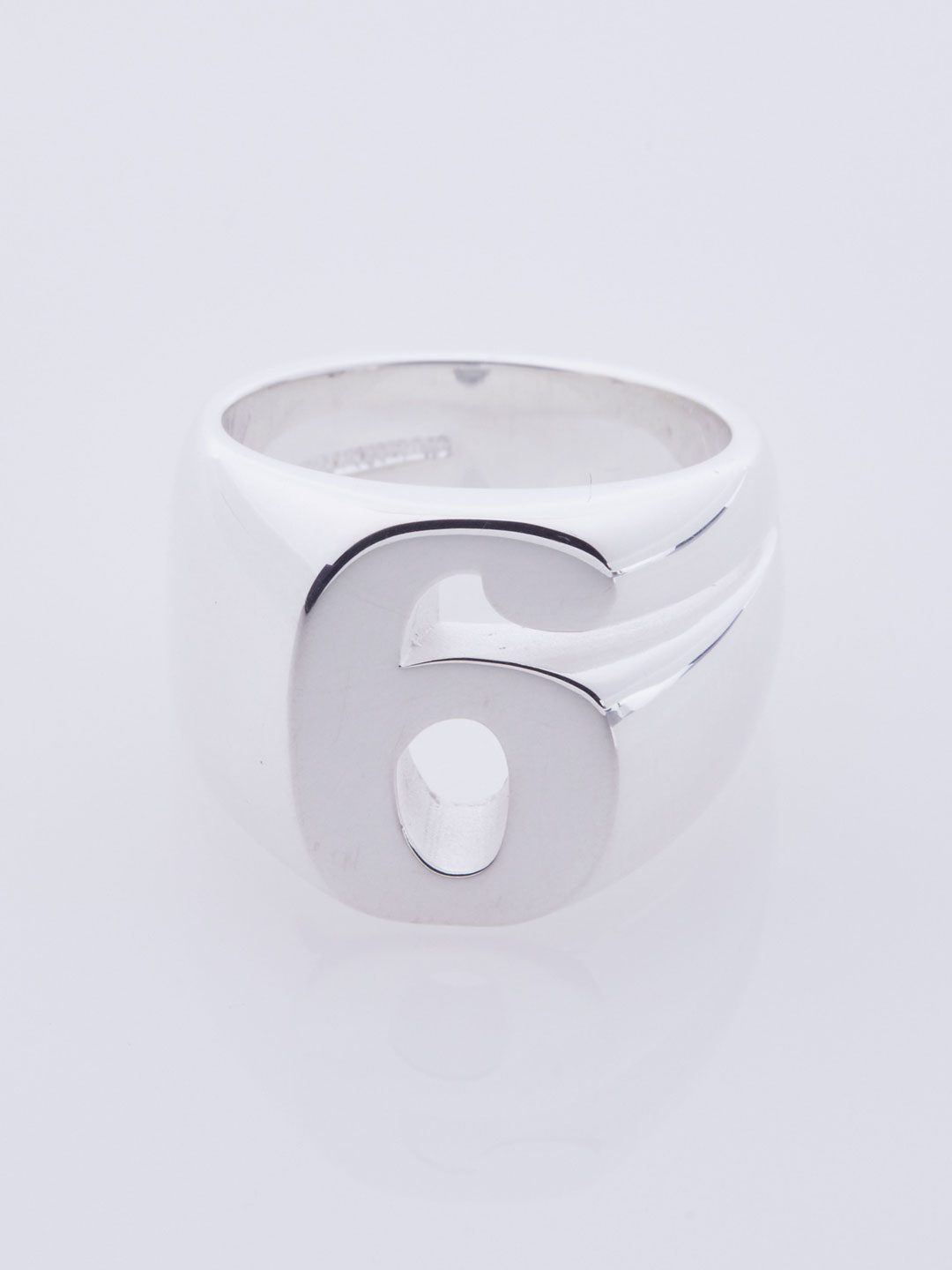 Number Six Ring - Silver