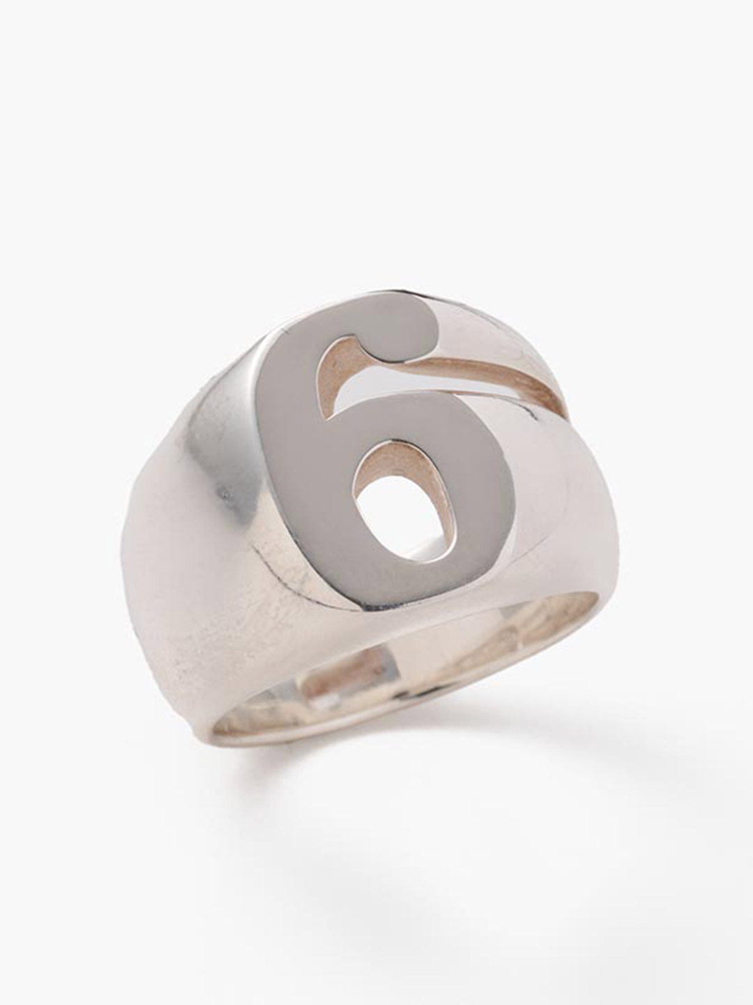 Number Six Ring - Silver