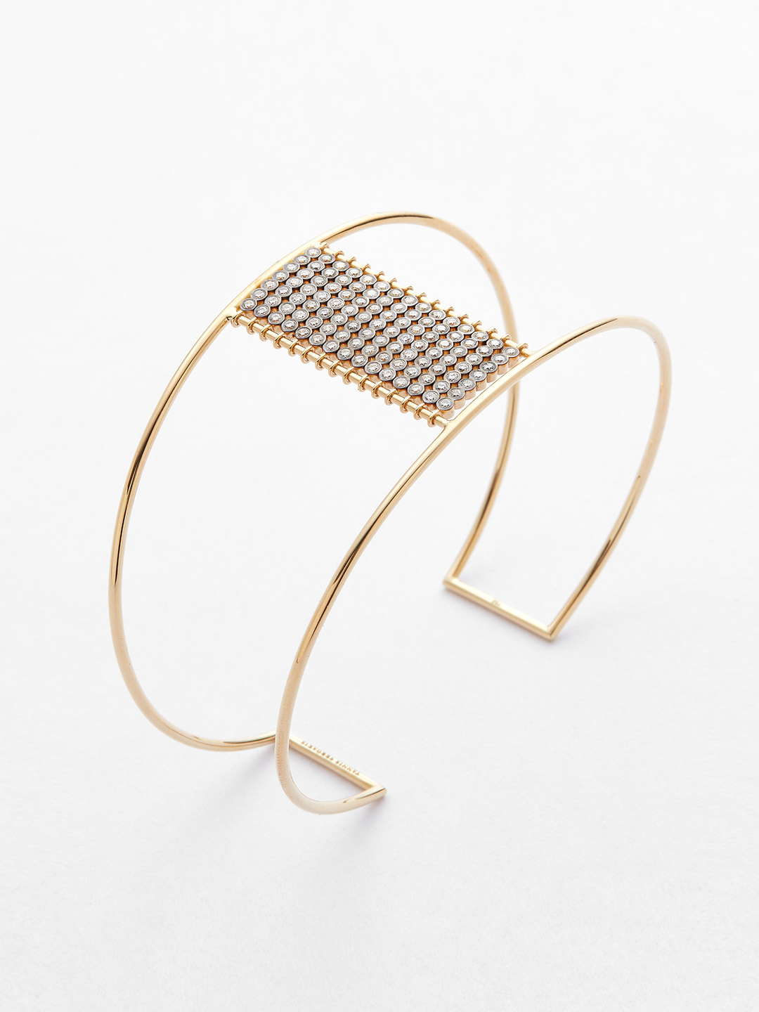 Diamond Bangle - 18K Yellow Gold