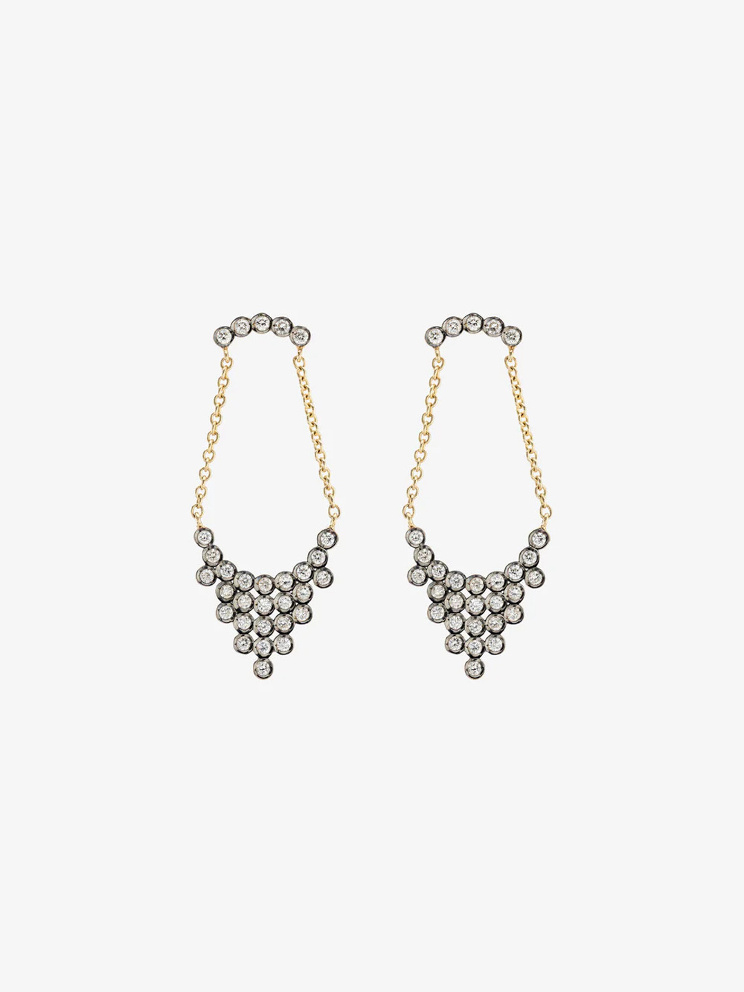 Petale Earrings Pierced Earring - Yellow Gold
